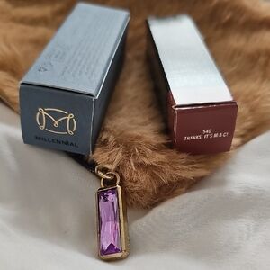 Merit Signature Lip And MAC Lustreglass Lipstick